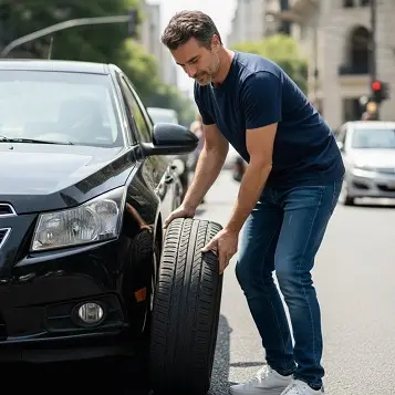 Cambio de neumático