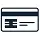 Icono de tarjeta de debito